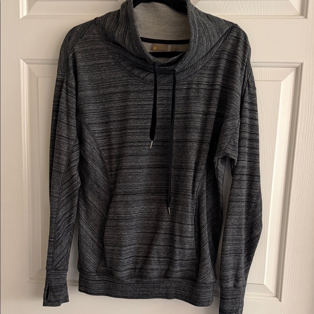 Zella Gray Cowl Neck Sweater